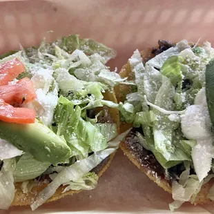 Tostada asada