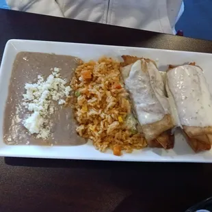 Shrimp Chimichanga