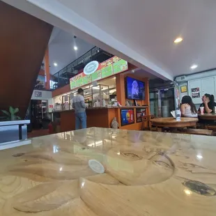 interior, sushi and sashimi