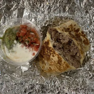 Carnitas Quesadilla Zuiza ($14 on Doordash)