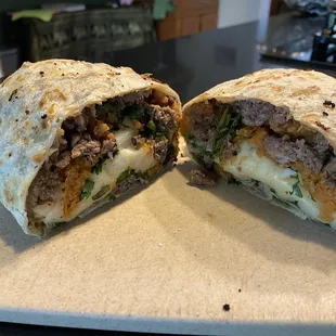 Asada burrito