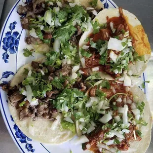 Tacos de asada &amp; birria