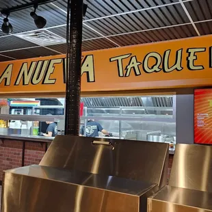 the interior of a taqueria