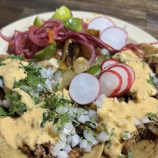 Tacos with habanero salsa