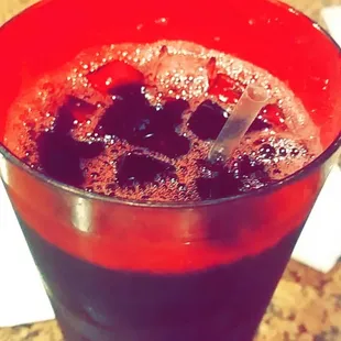 Agua de Jamaica- real stuff, not the powder crap