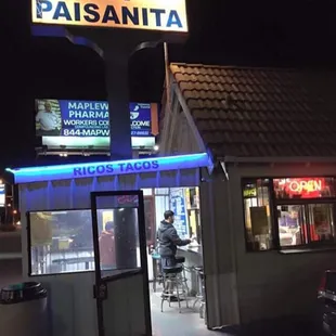 This is the 2-room "shack" I described. In the middle of a parking lot and totally worth the visit!