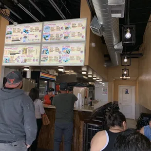 Inside Taqueria La Paisanita