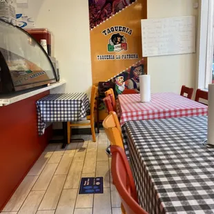 Close sitting by ordering counter