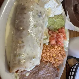 Chimichanga meal