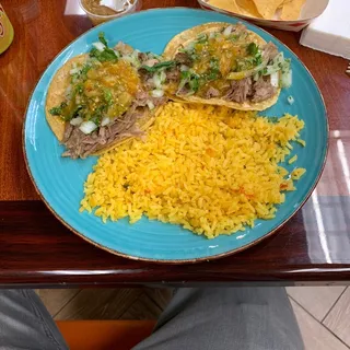 2 Taco Plate
