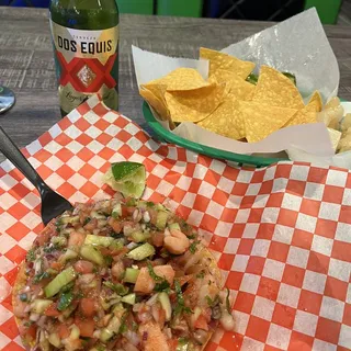 Shrimp Tostada