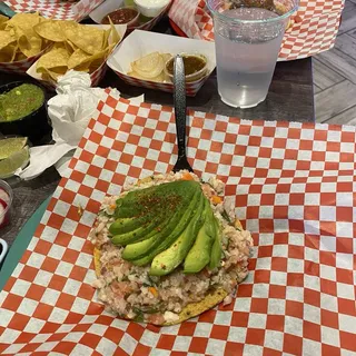 Ceviche Tostada