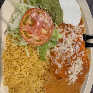 2 Enchiladas Cheese PT