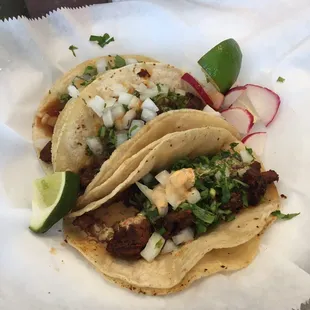 Pork Tacos, exactly as they should be. Delicious!