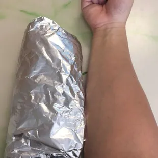 The burrito with extra carne