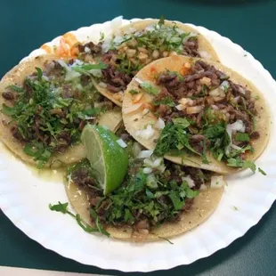 4 tacos