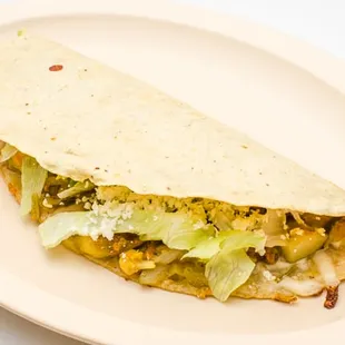 Quesadilla
Hand Made with 100% corn Masa
If you haven't try it then you missing out