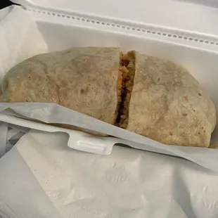 Chorizo burrito