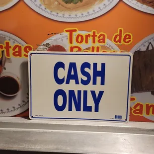 Cash Only