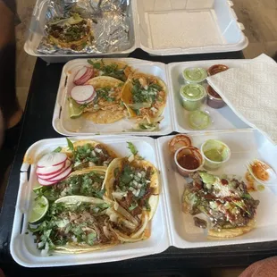 Two 4 taco plates and 1 spore plate!