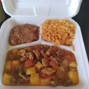 Carne con papas