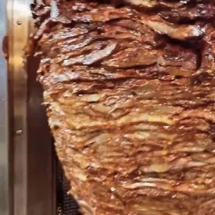 a large pile of meat