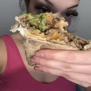 The Cali burrito was so good finished half instantly