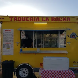 Ordering side of the trailer