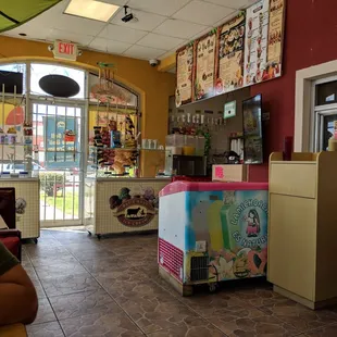he interior of a restaurant