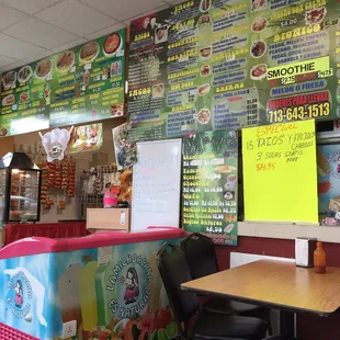 Huge menu!