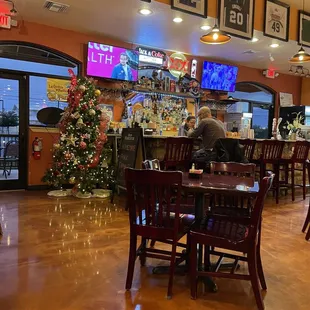 the interior of a restaurant