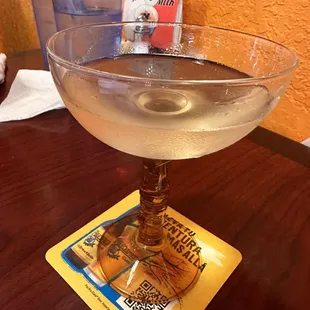 They served me a dirty martini with no olives !