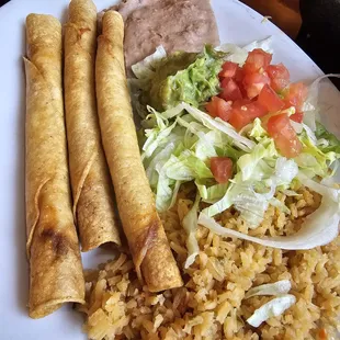 Chicken flautas