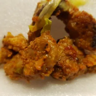 The moist Al pastor up close.