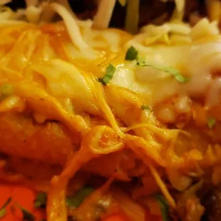 The super cheesy enchilada.