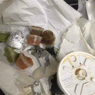 the contents of a taqueria