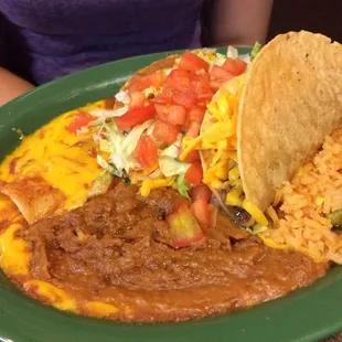 Mexican combo, like 7 bucks