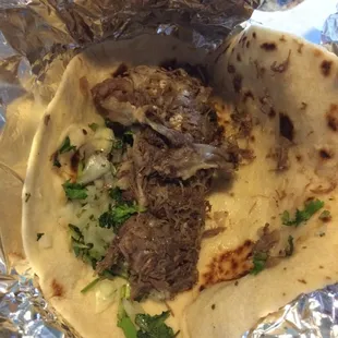 Barbacoa taco