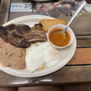 Breakfast Steak and Eggs