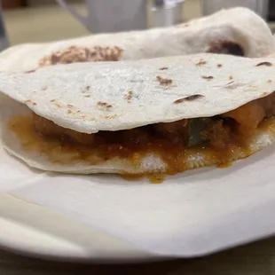 Chicharron Ranchero breakfast taco