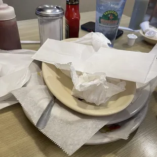 Empty plates