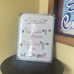 Specials*