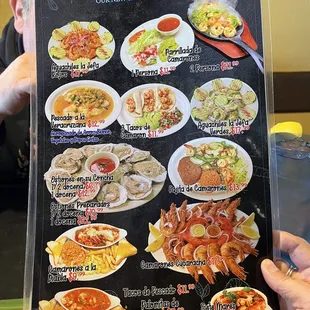Part of the menu