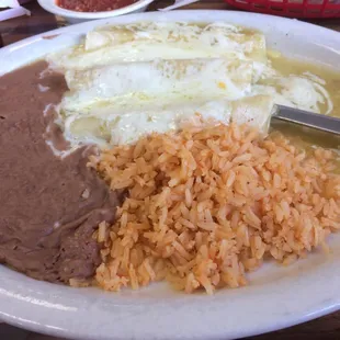 Enchiladas verdes