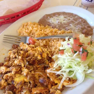 Chorizo and egg plate. Very tasty chorizo!