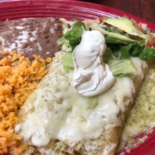 Pastor enchiladas