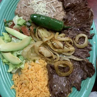 Carne Asada Plate