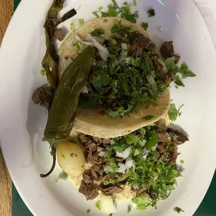 Carne asada tacos