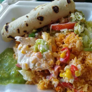 Leftovers of great Texas chicken soecial