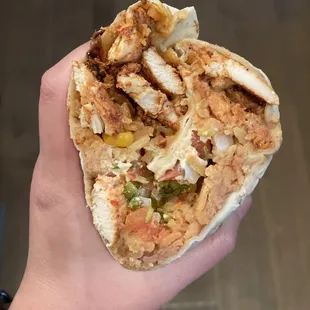 Chicken Burrito (pastor flavored)